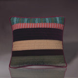DaDa Bedding Set of Two Desert Sands Striped Velveteen Cushion Covers, 18", 2-PCS (JHW-577-CC) from DaDalogy Bedding Collection