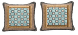 DaDa Bedding Set of Two Gallery of Roses Bohemian Cushion Covers - 2-PCS - 18" (JHW-546-CC) from DaDalogy Bedding Collection