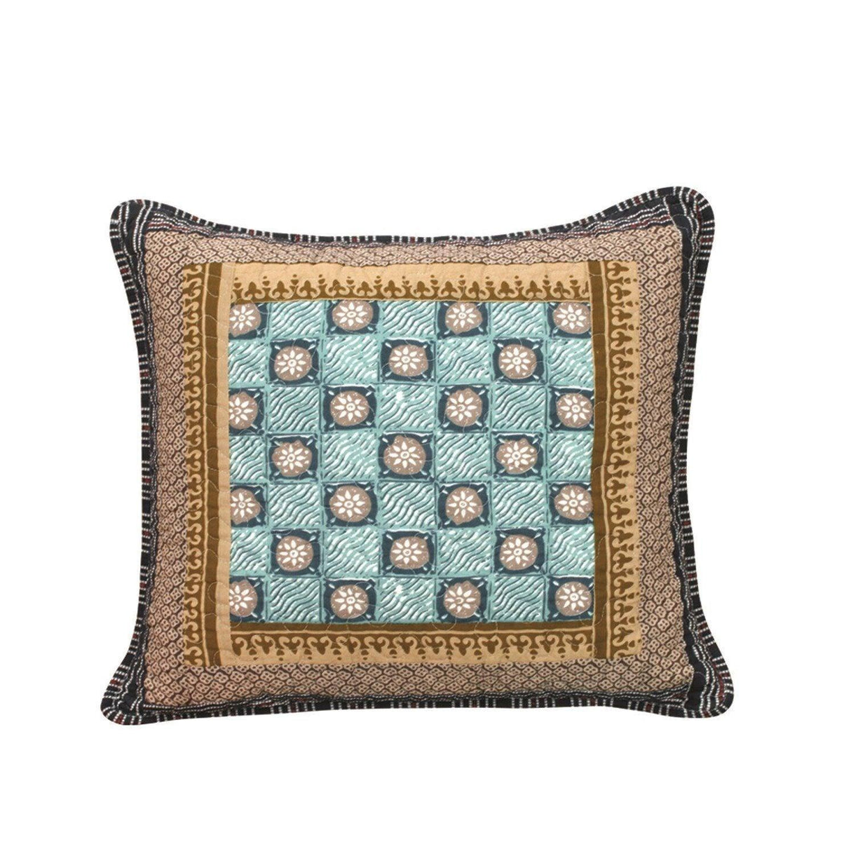 DaDa Bedding Set of Two Gallery of Roses Bohemian Cushion Covers - 2-PCS - 18" (JHW-546-CC) from DaDalogy Bedding Collection