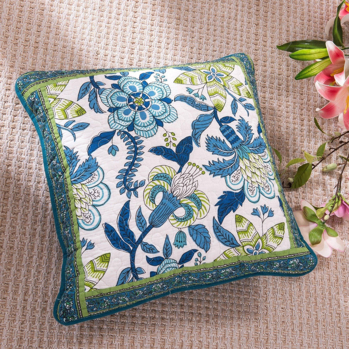 DaDa Bedding Set of Two Mediterranean Bohemian Cushion Covers - 18" - 2-PCS (JHW-603) from DaDalogy Bedding Collection