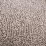 DaDa Bedding Set of 2-Pieces Sandy Beige Taupe Square Cushion Throw Pillow Covers, 18" x 18" (JHW-585) from DaDalogy Bedding Collection