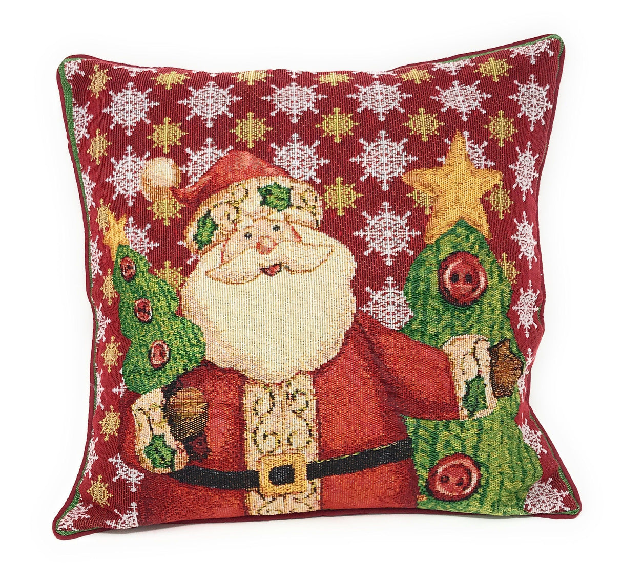 Tache Christmas Cute Santa Claus Is Coming to Town Throw Pillow Cover (DB15191CC) from Tache Home Fashion