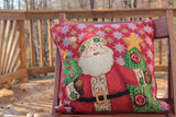 Tache Christmas Cute Santa Claus Is Coming to Town Throw Pillow Cover (DB15191CC) from Tache Home Fashion