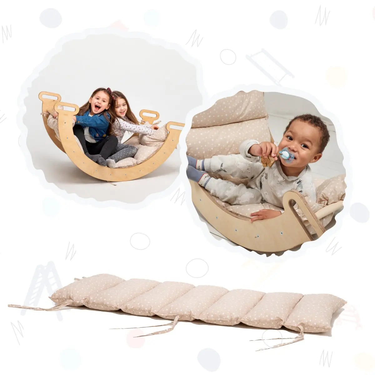Cushion for Climbing Arch & Rocker Balance (Cushion Only) from Goodevas
