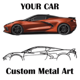 Custom Car Silhouette Logo Decor from VITAHOME DESIGN LLC