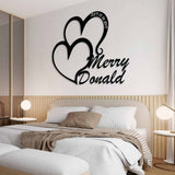 Personalizable Gift Double Heart from VITAHOME DESIGN LLC