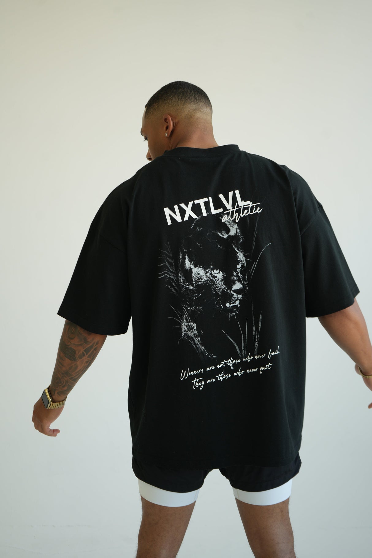 Members Only Oversized Tee - Onyx Black From NXTLVL