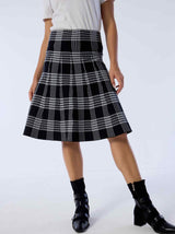 AMAZING MM SKIRT - YEAR ROUND BLACK PLAID From Mia Mod