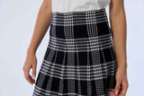 AMAZING MM SKIRT - YEAR ROUND BLACK PLAID From Mia Mod