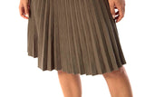 MM YEAR ROUND PLEATED - OLIVE GREEN from Mia Mod