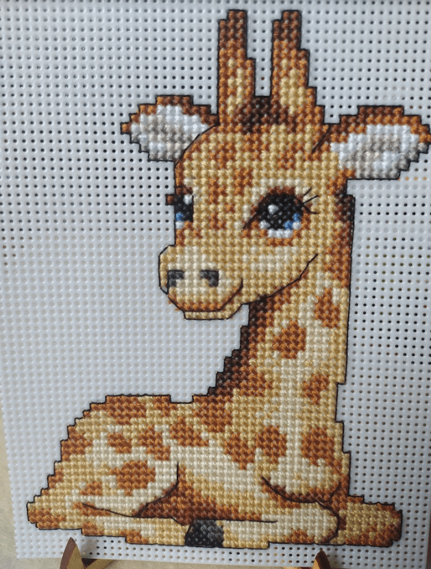 Cute Animals 121CS Counted Cross-Stitch Kit From Wizardi