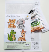 Cute Animals 121CS Counted Cross-Stitch Kit From Wizardi