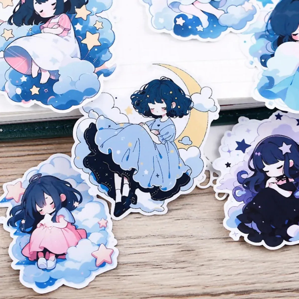 15pcs Cute Cartoon Journaling Stickers from Kawaii Stop