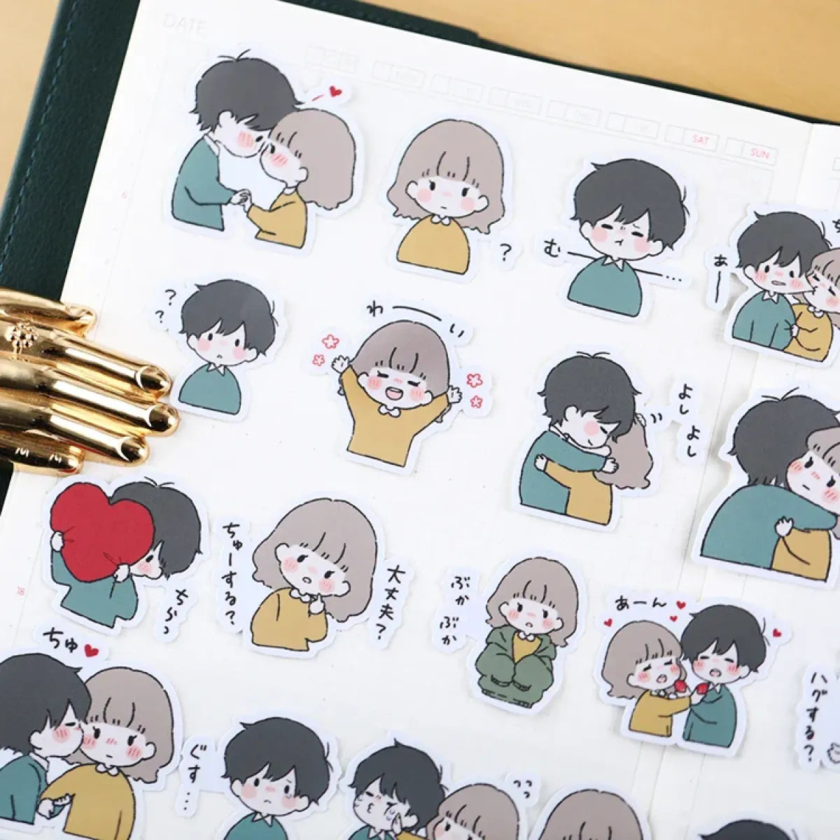Cute Character Stickers for Handbook - DIY Photo Album Waterproof Decals from Kawaii Stop