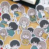 Cute Character Stickers for Handbook - DIY Photo Album Waterproof Decals from Kawaii Stop