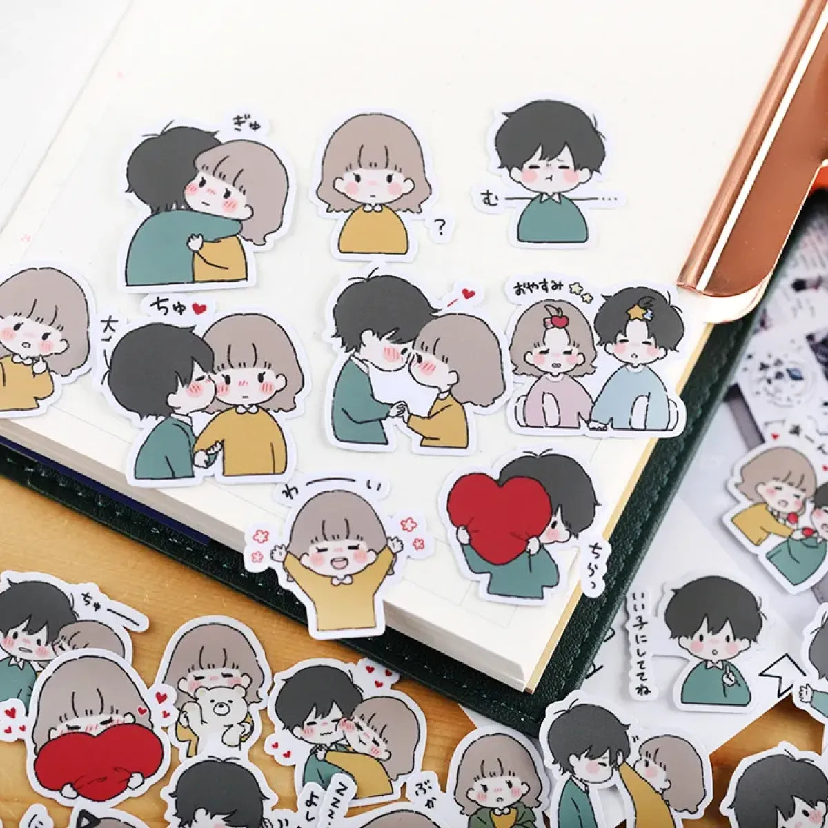 Cute Character Stickers for Handbook - DIY Photo Album Waterproof Decals from Kawaii Stop