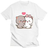 Cute Peach Cat T-Shirt From Kawaii Stop