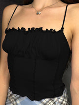 Cute Ruffled Tank Top From Kawaii Stop