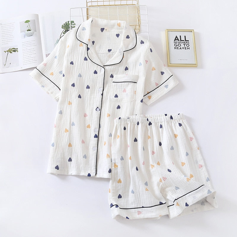 Cute Short Sleeve Home Pajamas From Kawaii Stop