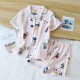 Cute Short Sleeve Home Pajamas From Kawaii Stop