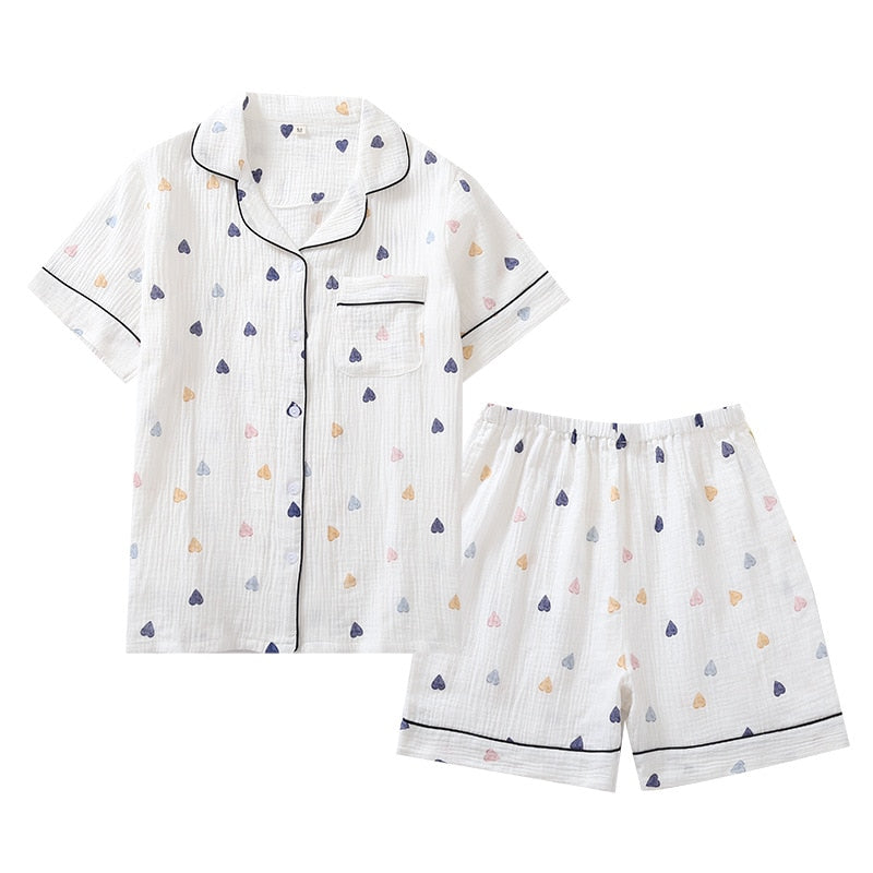 Cute Short Sleeve Home Pajamas From Kawaii Stop