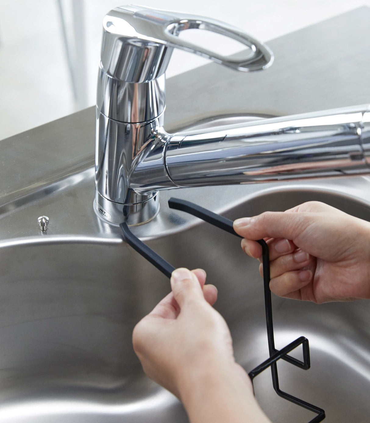 Faucet-Hanging Sponge Holder - Two Sizes - Steel from Yamazaki Home
