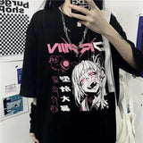 Cyber Pop Fantasy Tee – Vibrant Neon Anime Streetwear Shirt From Kawaii Stop