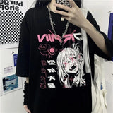 Cyber Pop Fantasy Tee – Vibrant Neon Anime Streetwear Shirt From Kawaii Stop