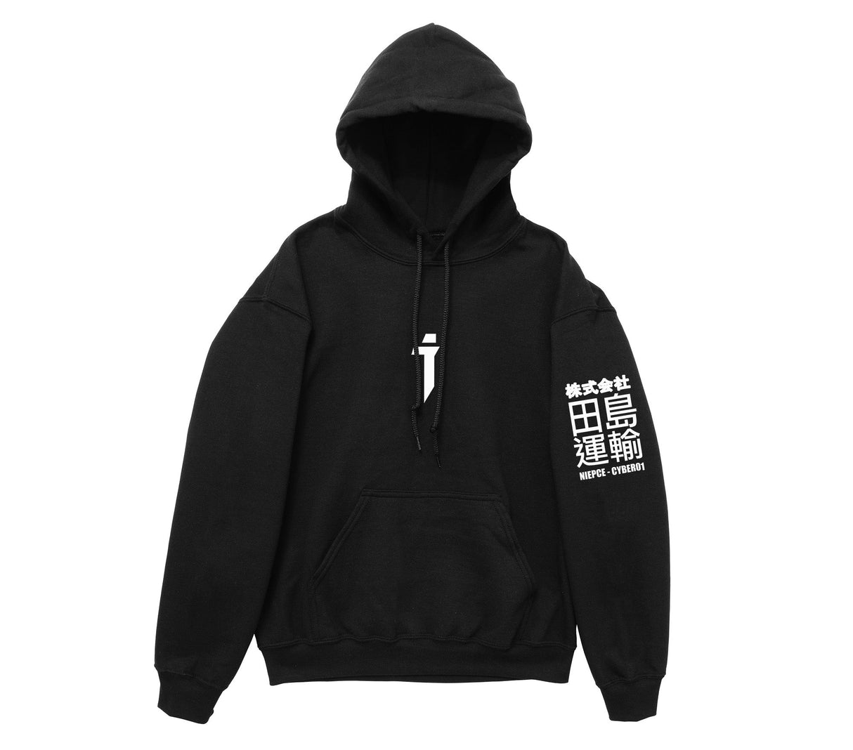 Black Niepce Cyber01 Hoodie from Niepce Inc
