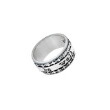 And All Shall Be Well Sterling Silver Spinner Ring from Cynthia Gale New York