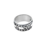 And All Shall Be Well Sterling Silver Spinner Ring from Cynthia Gale New York