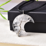 TREE OF LIFE CRESCENT NECKLACE from Ashlen