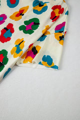 Apricot Leopard Drop Shoulder Oversize Tee from MsDressly