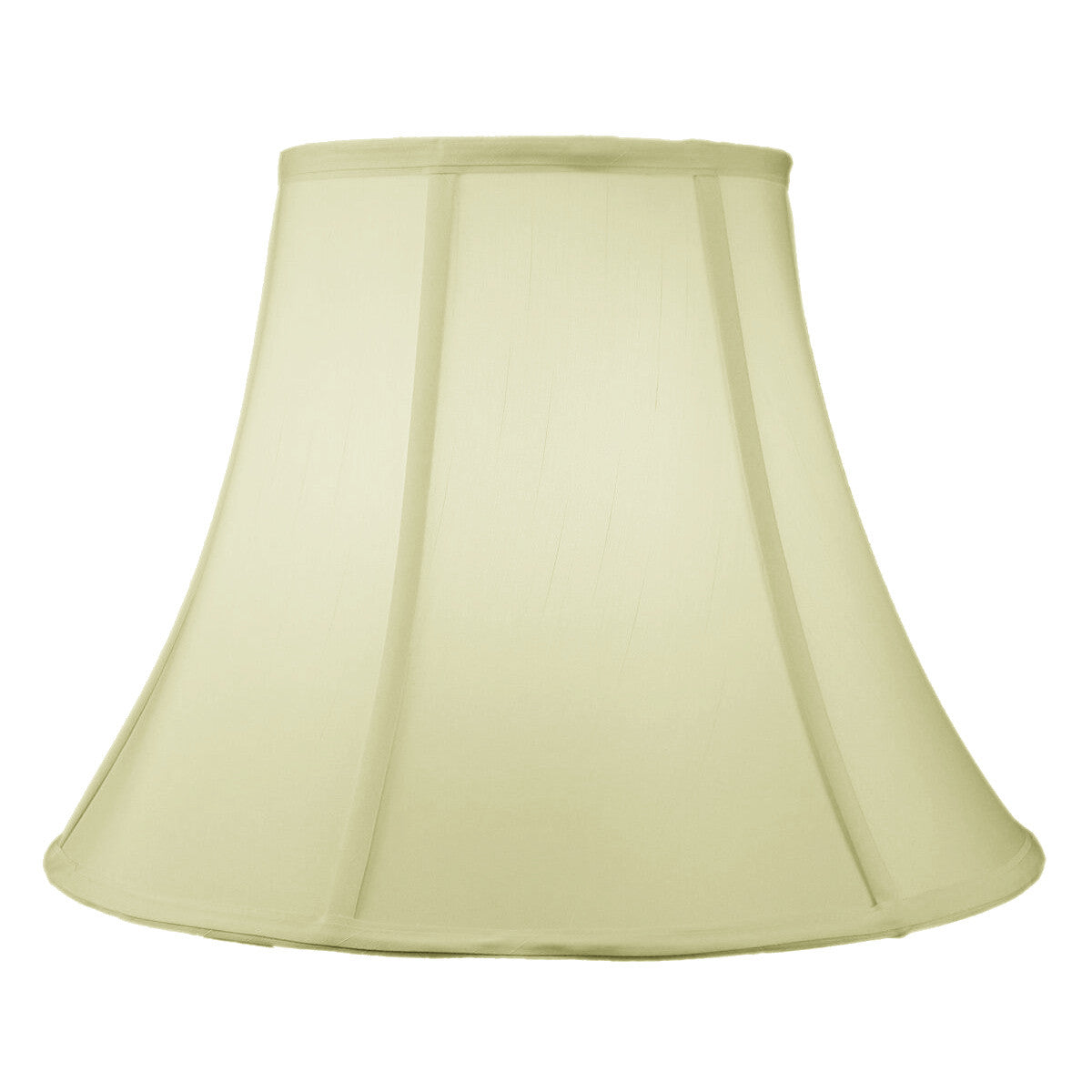 Egg Shell 16"W x 12"H Shantung Bell Lampshade From LampsUSA