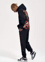 Devil Blood Embroidery Hoodie from Niepce Inc