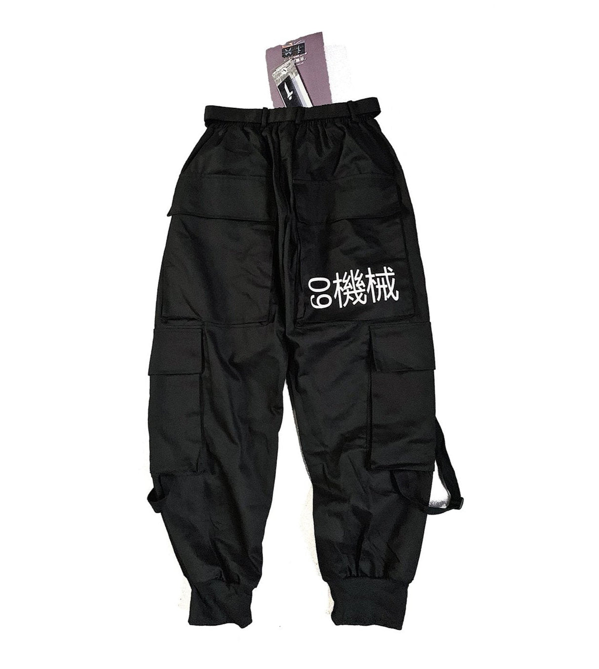 HiP5 Black 09 I-Tech Cargo Pants from Niepce Inc