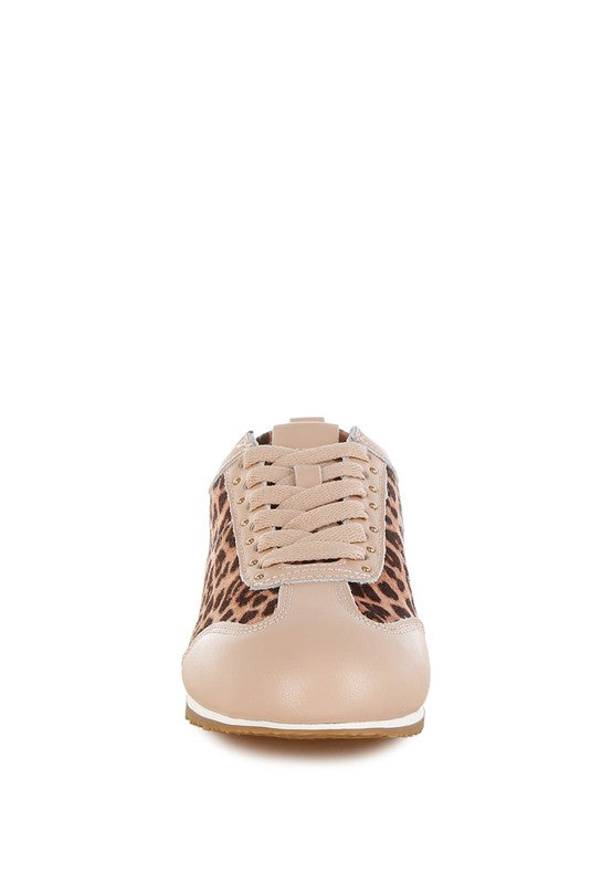 Narati Leopard Print Real Leather Sneakers from My Pampered Life Seattle