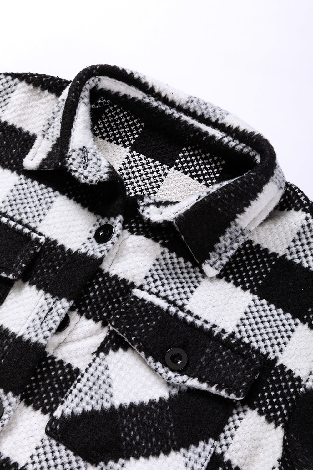 Black and White Check Jacket from MsDressly