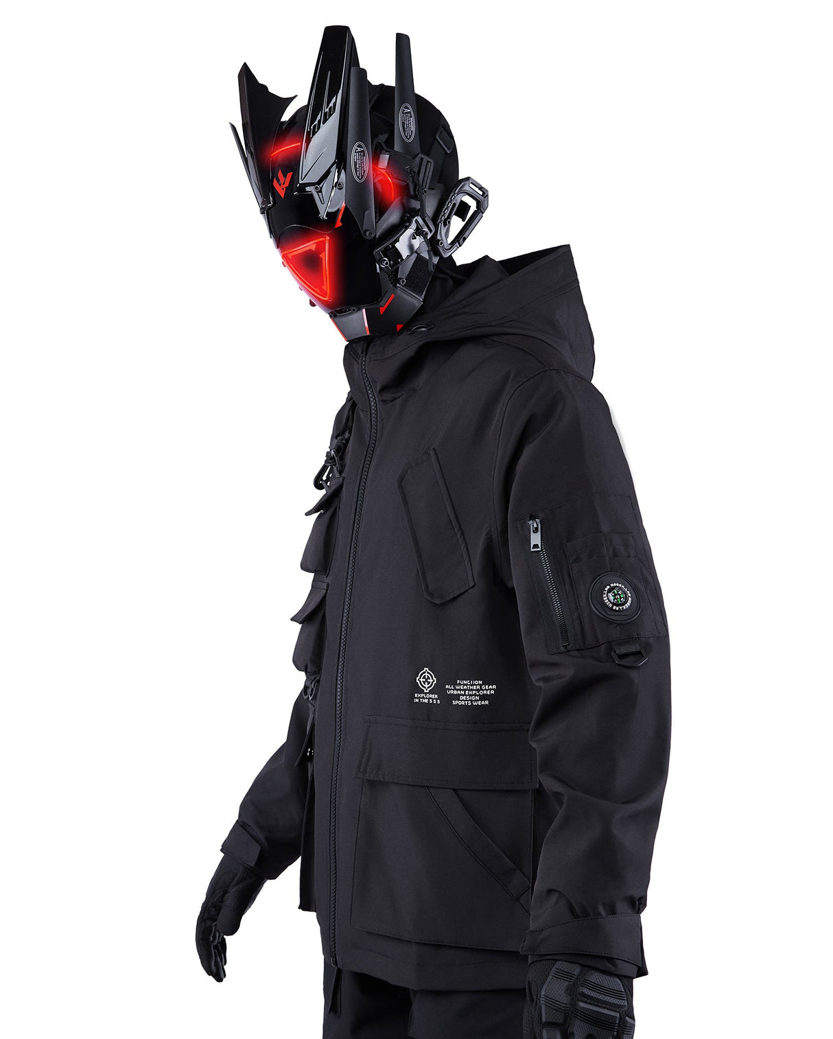NX Tactical Matte Black Jacket From Niepce Inc