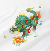 Emerald Kirin Embroidery Tee from Niepce Inc