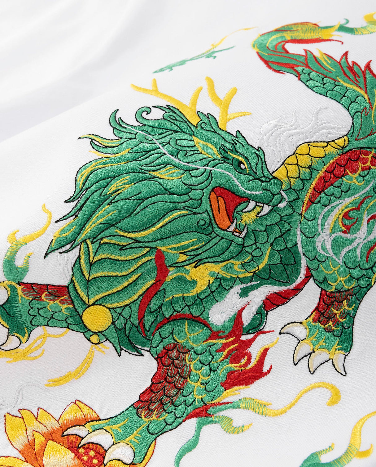 Emerald Kirin Embroidery Tee from Niepce Inc