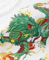 Emerald Kirin Embroidery Tee from Niepce Inc