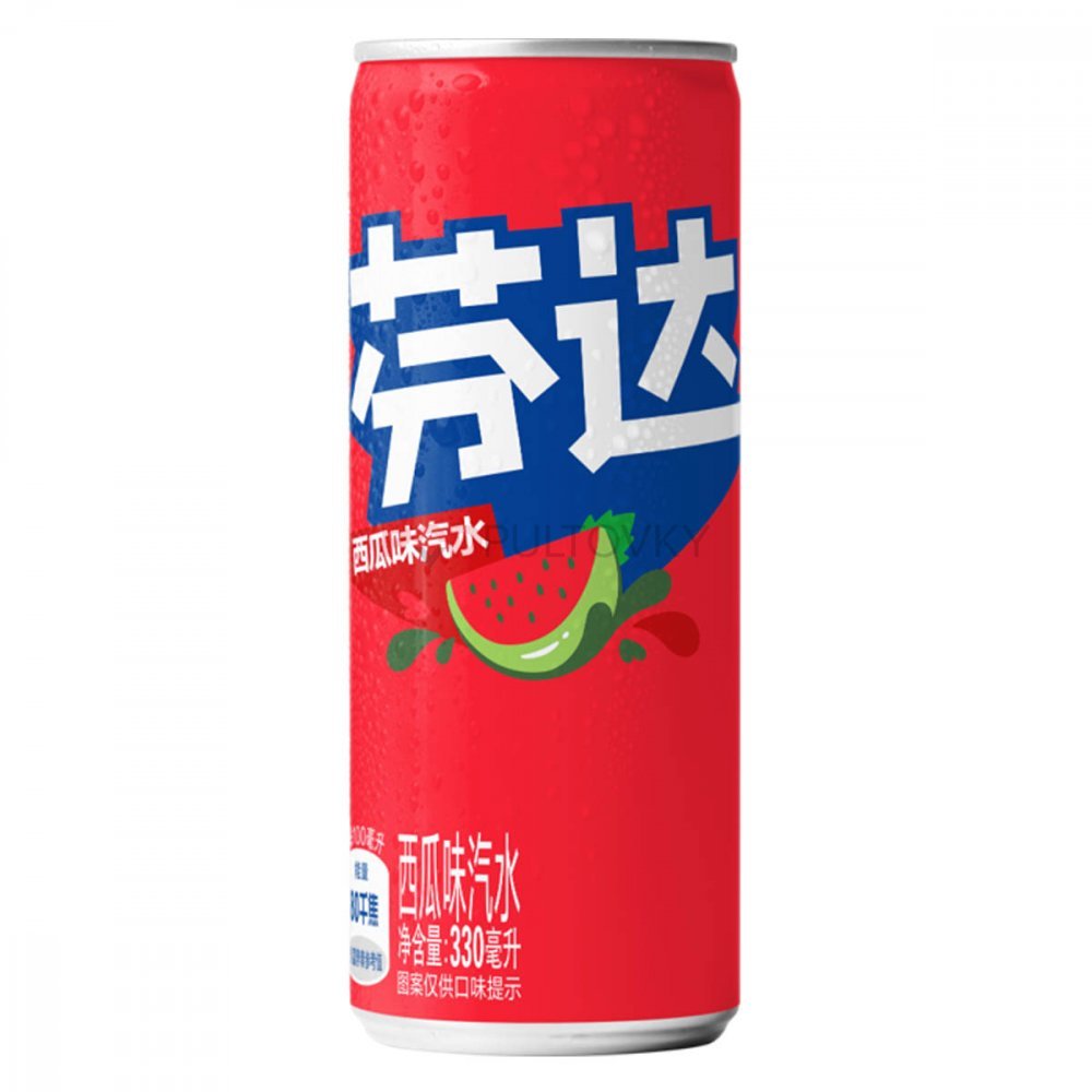 Fanta Watermelon (330ml) (China) 6-Pack from PETEZ POP WHOLESALE