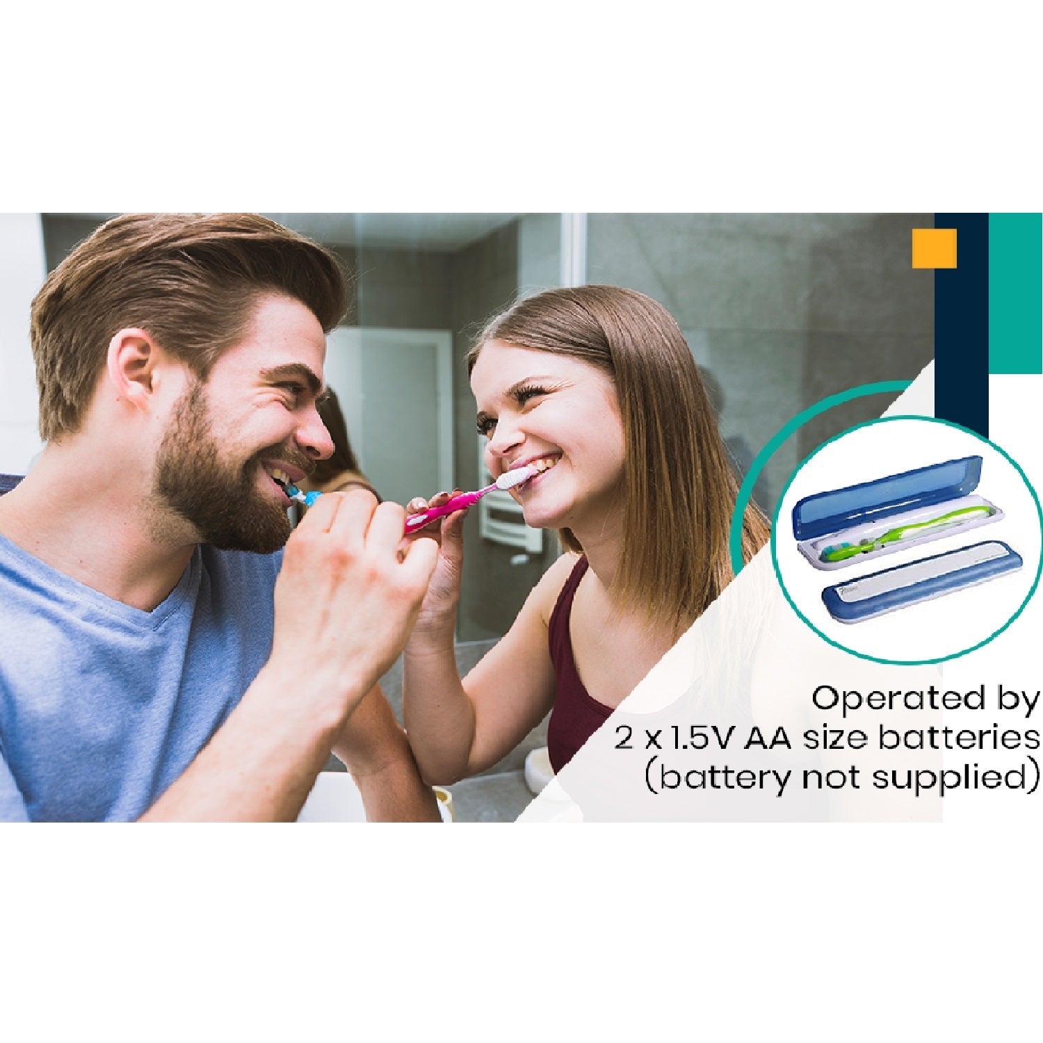 Portable UV Toothbrush Sanitizer from Pursonic