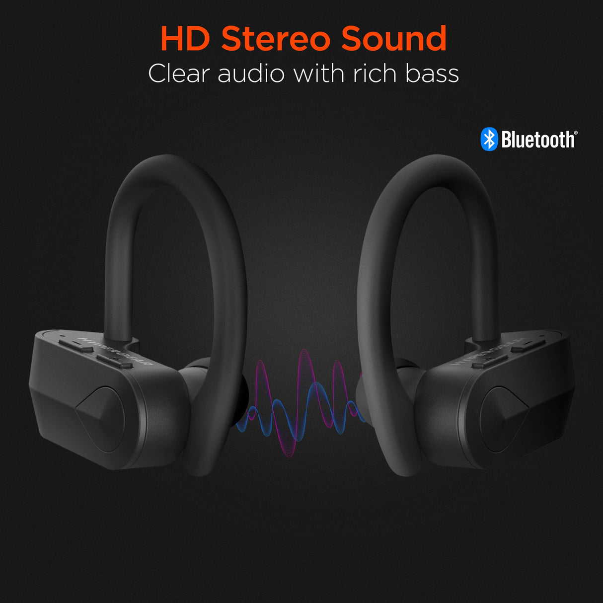 HyperGear Sport X2 True Wireless Earbuds with 4 Hours of Playtime per Charge from Jupiter Gear