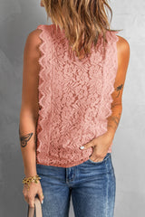 Allover Lace Tank From MsDressly
