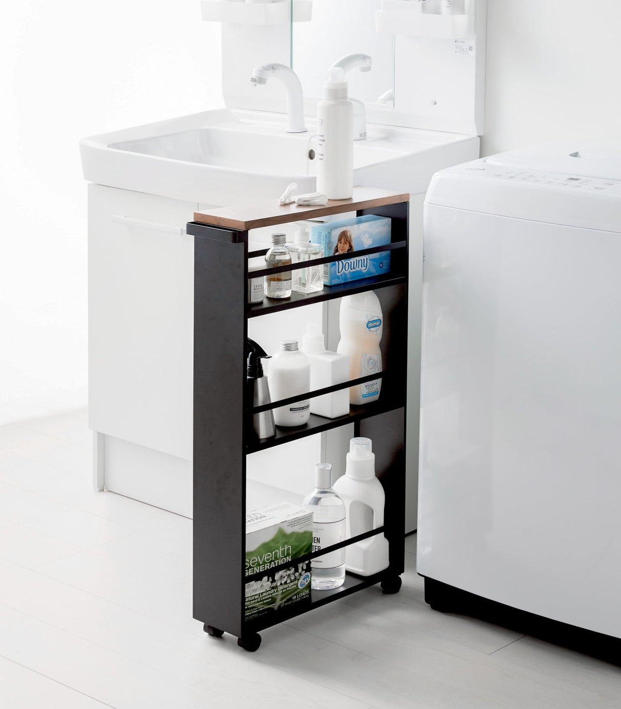Slim Storage Cart (32" H)  - Steel from Yamazaki Home