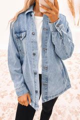 Animal Print Denim Jacket from MsDressly