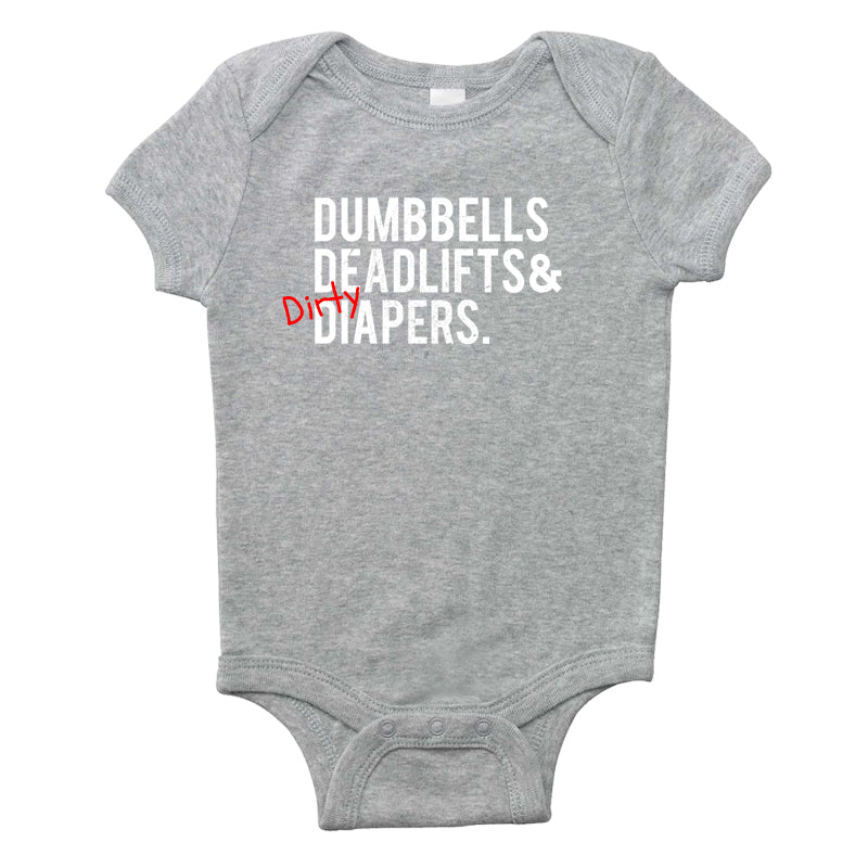 Mini-Me Triple D Onesie from DadBod Apparel