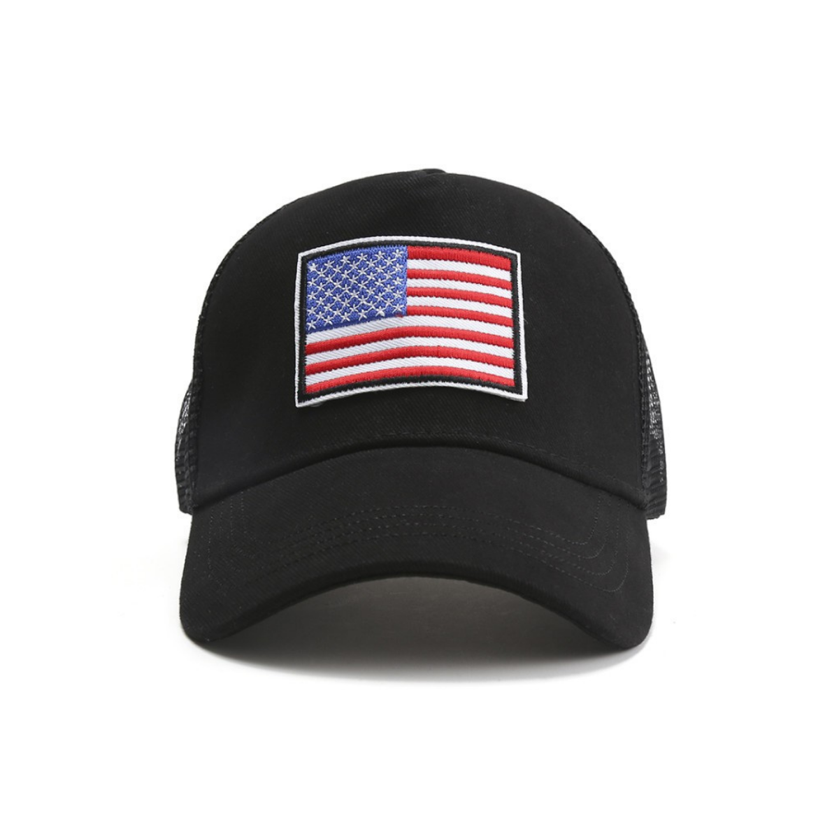 American Flag Trucker Hat with Adjustable Strap from Jupiter Gear
